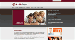 Desktop Screenshot of grupoaccionlegal.com